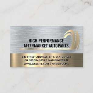 Aftermarkets Car Performance Business Card