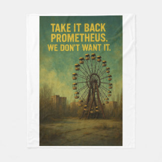 Aftermath of Reactor 4 Fleece Blanket