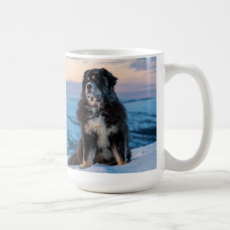 Afternoon Alpenglow with Luna Coffee Mug