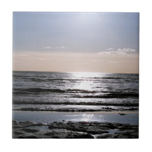 Afternoon at North Holland Beach Ceramic Tile