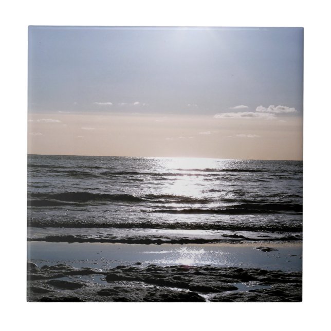 Afternoon at North Holland Beach Ceramic Tile (Front)