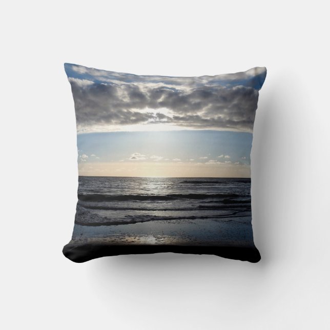 Afternoon at the Beach Cushion (Front)