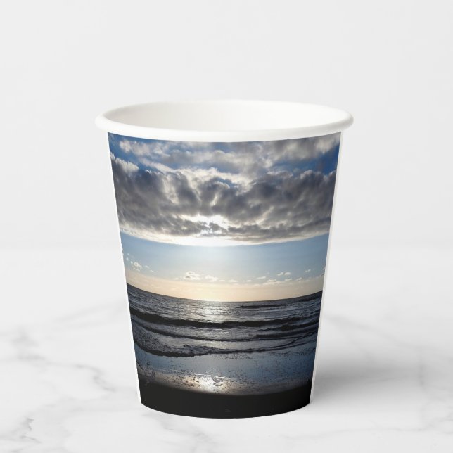 Afternoon at the Beach Paper Cups (Front)