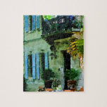 Afternoon at the French Cafe Jigsaw Puzzle<br><div class="desc">This is a watercolor rendering of a gorgeous French cafe, outside. What better ambiance to evoke, than the lazy afternoon at a French cafe! I have deepened the colours to really revel in the mood of the piece. A perfect piece of art to add some colour and ambiance in your...</div>