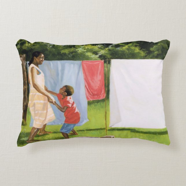 Afternoon Break 2000 Decorative Cushion (Front)