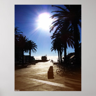 Afternoon In Hermosa Beach Poster