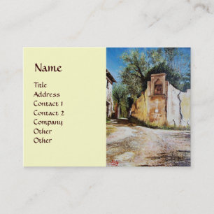 AFTERNOON IN RIMAGGIO / Tuscany View Business Card