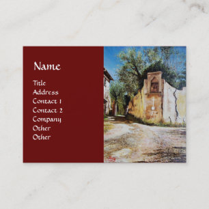 AFTERNOON IN RIMAGGIO / Tuscany View Business Card