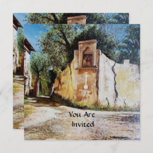 AFTERNOON IN RIMAGGIO / Tuscany View Invitation