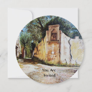 AFTERNOON IN RIMAGGIO / Tuscany View Invitation