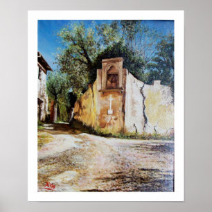 AFTERNOON IN RIMAGGIO / Tuscany View Poster
