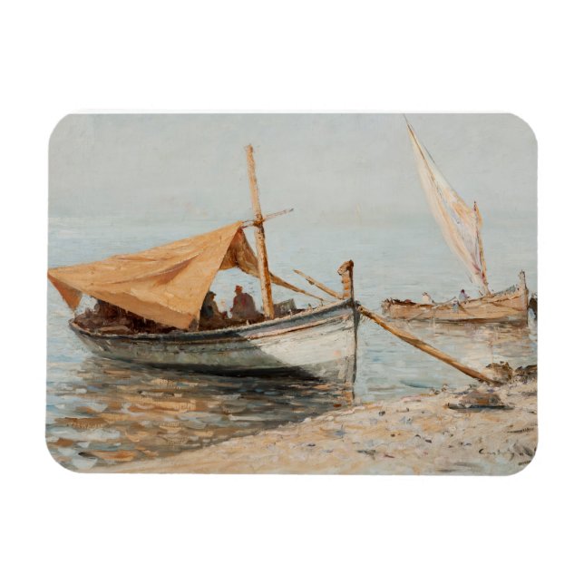 Afternoon in Toulon Giovanni Battista Castagneto Magnet (Horizontal)