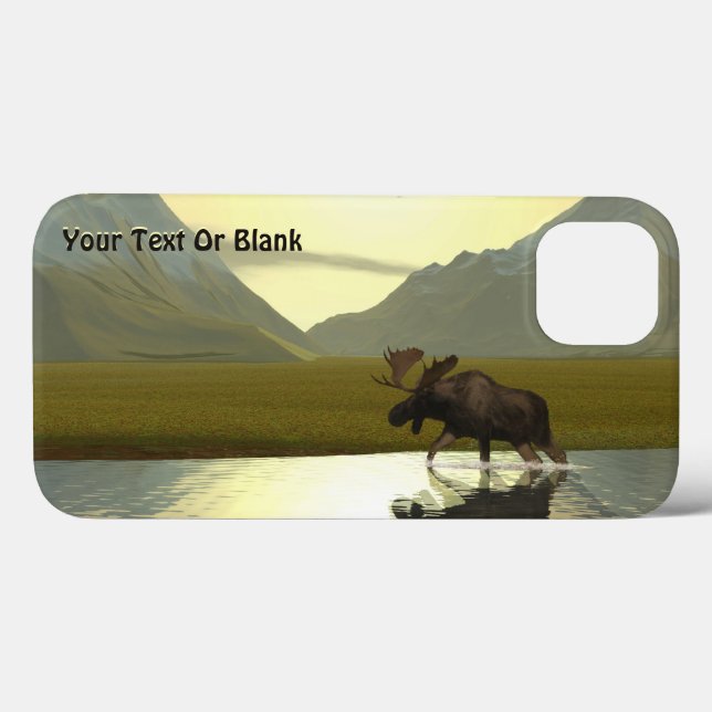 Afternoon Moose Case-Mate iPhone Case (Back (Horizontal))