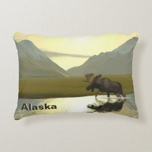 Afternoon Moose Decorative Cushion