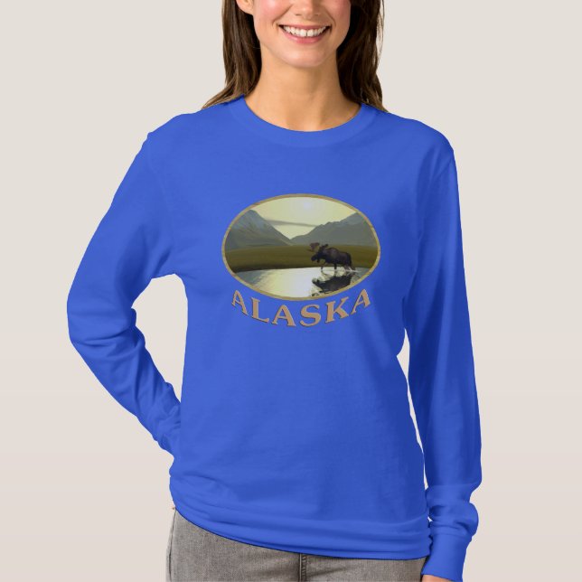 Afternoon Moose T-Shirt (Front)