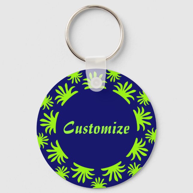 Afternoon of the Triffids Template - Customised Key Ring (Front)