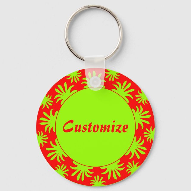Afternoon of the Triffids Template... - Customised Key Ring (Front)