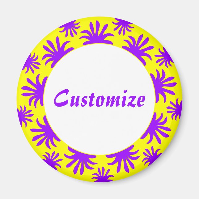 Afternoon of the Triffids Template -Yellow Magnet (Front)