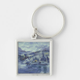 Afternoon on Lake Lucerne, 1924 Key Ring
