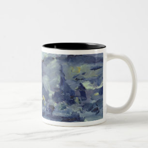 Afternoon on Lake Lucerne, 1924 Two-Tone Coffee Mug