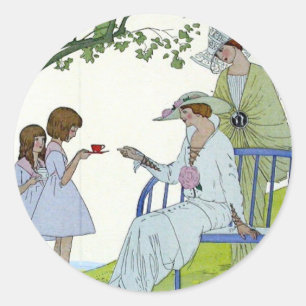 Afternoon Tea 1913 Classic Round Sticker