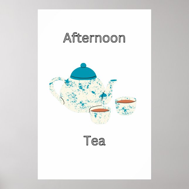 Afternoon Tea Art Poster (Front)