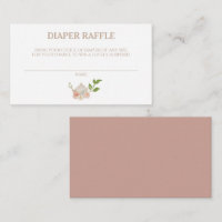 Afternoon Tea Baby Shower Diaper Raffle