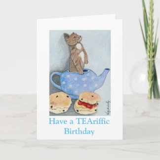 Afternoon Tea Birthday Card