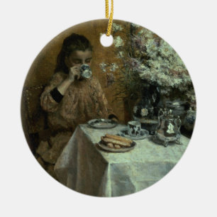 Afternoon Tea Ceramic Tree Decoration