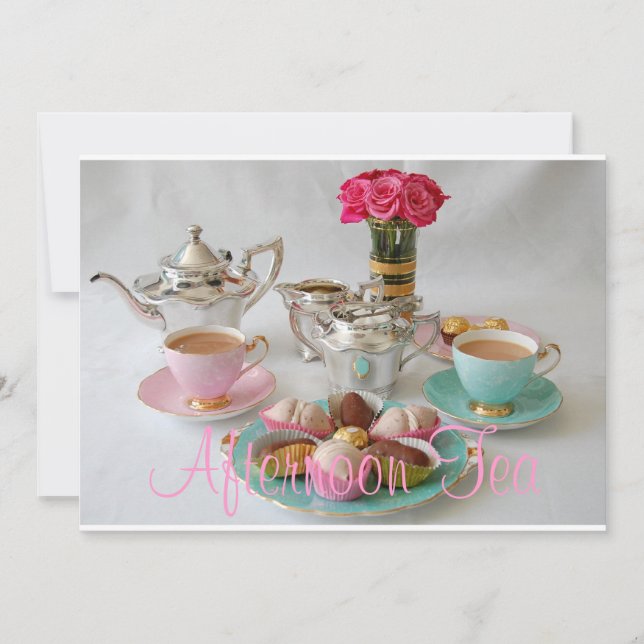 Afternoon Tea Invitation (Front)
