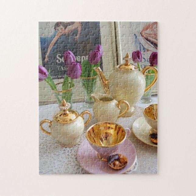 Afternoon Tea Jigsaw Jigsaw Puzzle (Vertical)