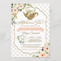 Afternoon Tea Luxury Blush Floral Bridal Shower