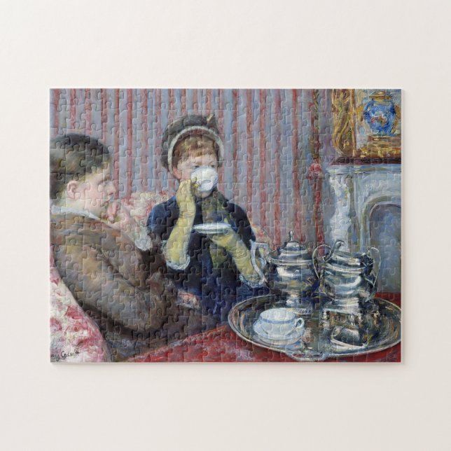 Afternoon Tea, Mary Cassatt Jigsaw Puzzle (Horizontal)