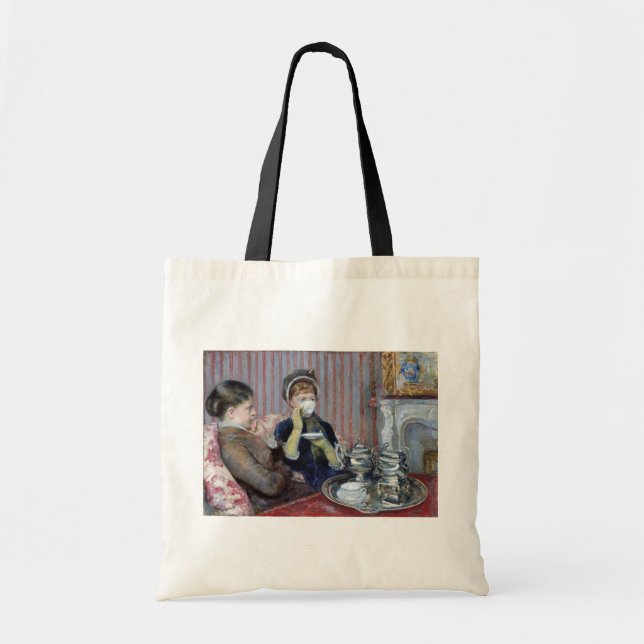 Afternoon Tea, Mary Cassatt Tote Bag (Front)