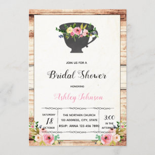 Afternoon tea party invitation