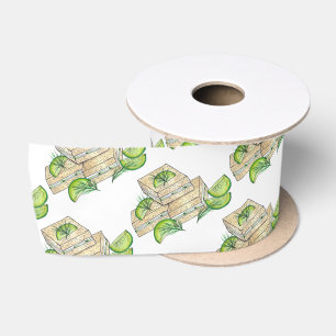 Afternoon Tea Party Shower Cucumber Sandwiches Satin Ribbon