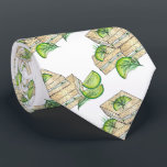 Afternoon Tea Party Shower Cucumber Sandwiches Tie<br><div class="desc">Foodie-themed design features an original marker illustration of a classic cucumber finger sandwich with cream cheese and dill. Perfect for an afternoon tea party!</div>