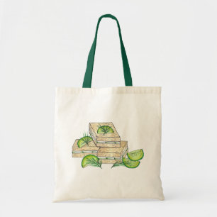 Afternoon Tea Party Shower Cucumber Sandwiches Tote Bag
