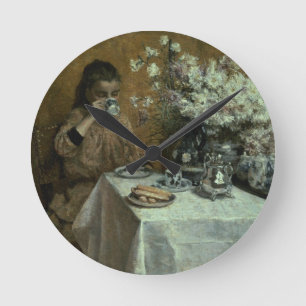 Afternoon Tea Round Clock