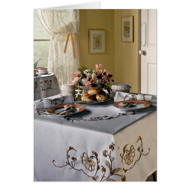 Afternoon tea setting (Front)