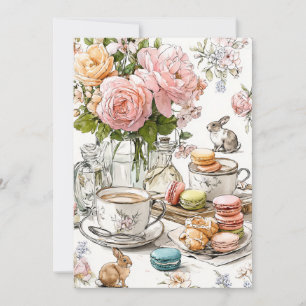 Afternoon Tea & Tiny Toes Parlour Party Invitation