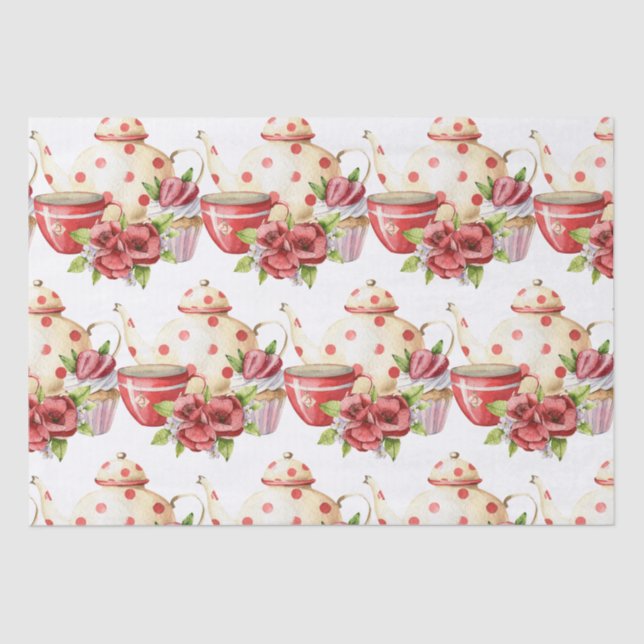 Afternoon Tea Tissue Paper (Front)