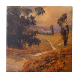 Afternoon Walk II Ceramic Tile