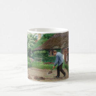 Afternoon Work in the Garden (by H.A. Brendekilde) Coffee Mug