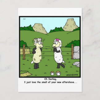 Aftershave Postcard