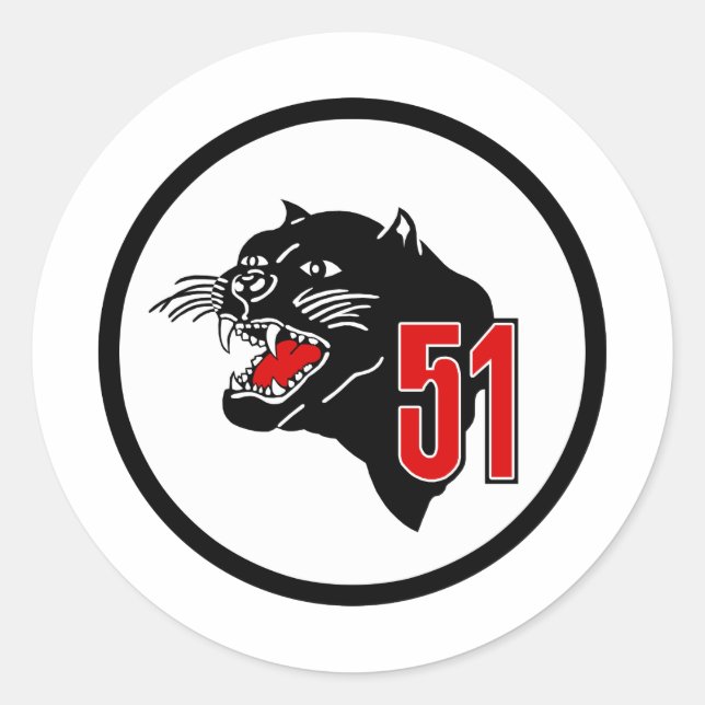 AG 51 Immelmann Classic Round Sticker (Front)