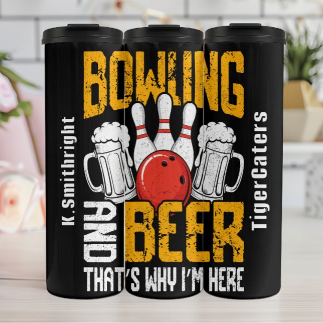 again bowling  thermal tumbler (Creator Uploaded)