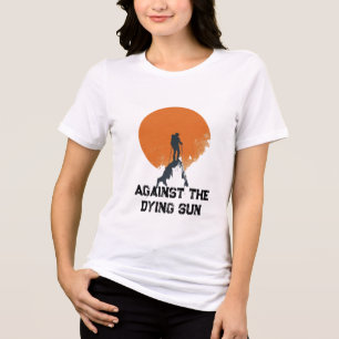 Against the Dying Sun, Sanding with the Sun Peak Tri-Blend Shirt