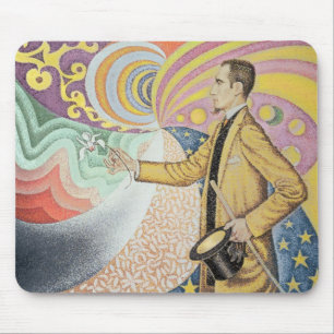 Against the Enamel of a Background Rhythmic Mouse Pad