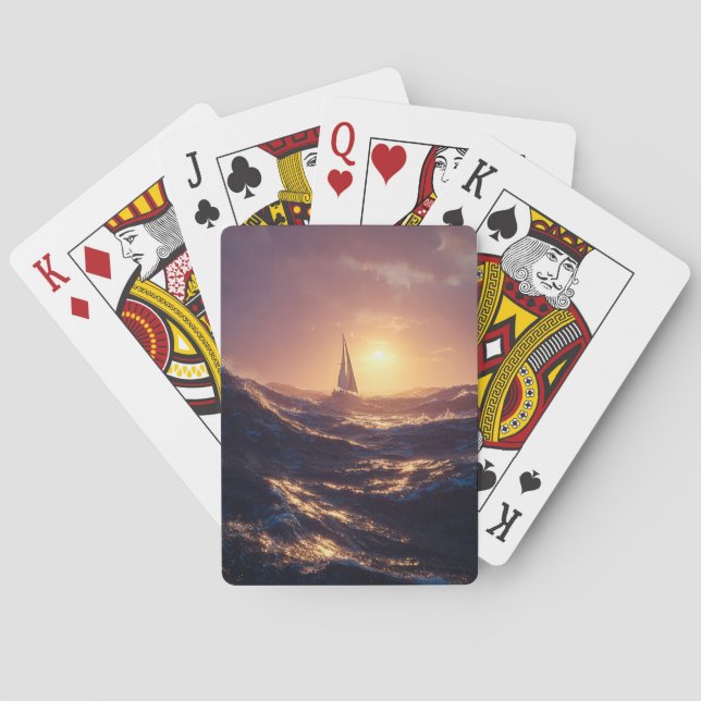 Against the Golden Tide Playing Cards (Back)